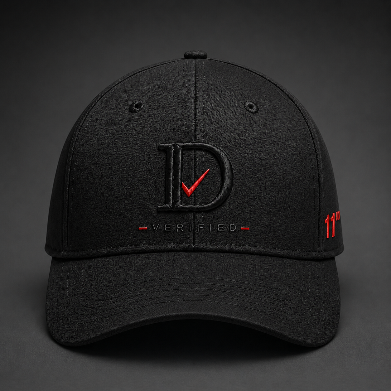 The D Verified Cap Black w/ Color