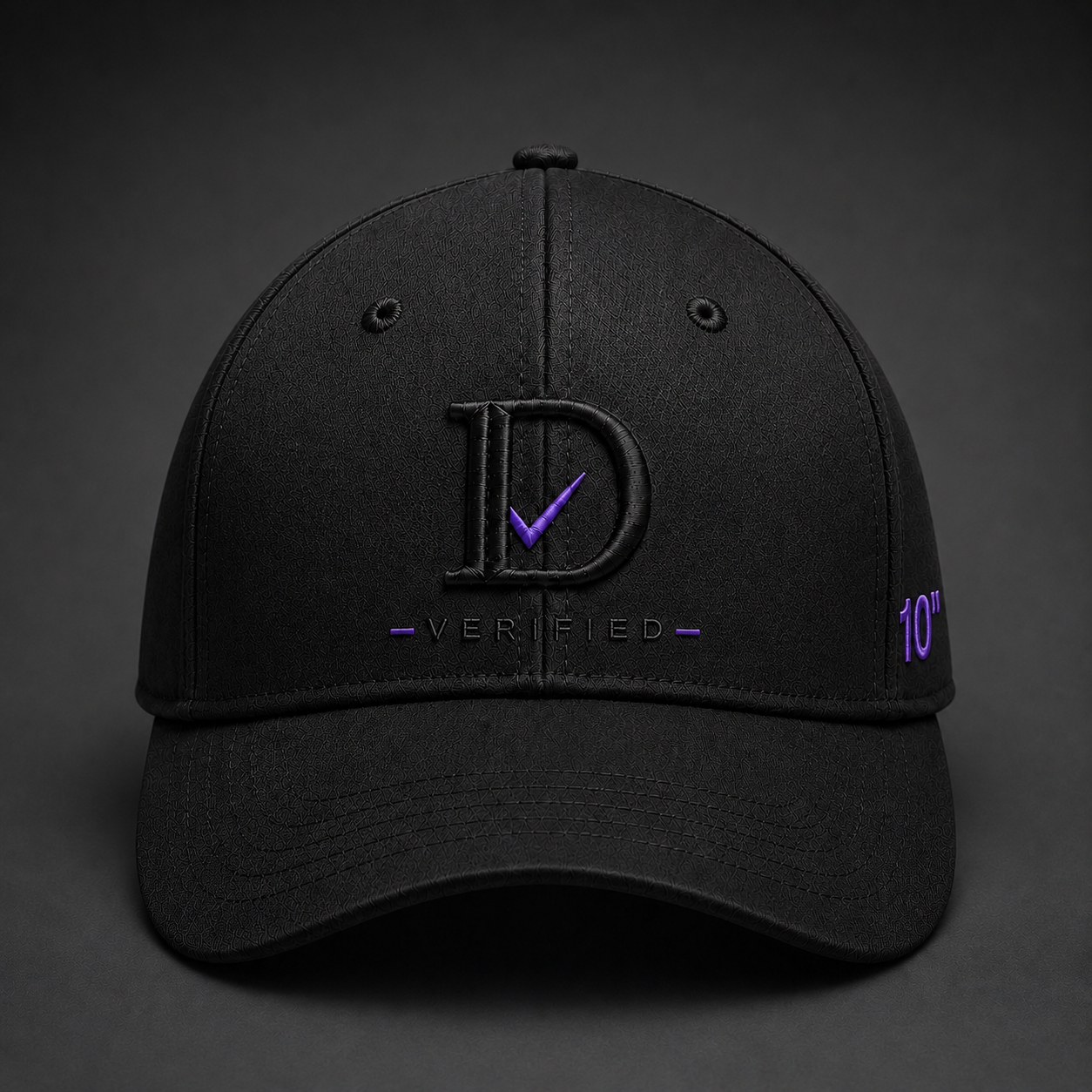 The D Verified Cap Black w/ Color