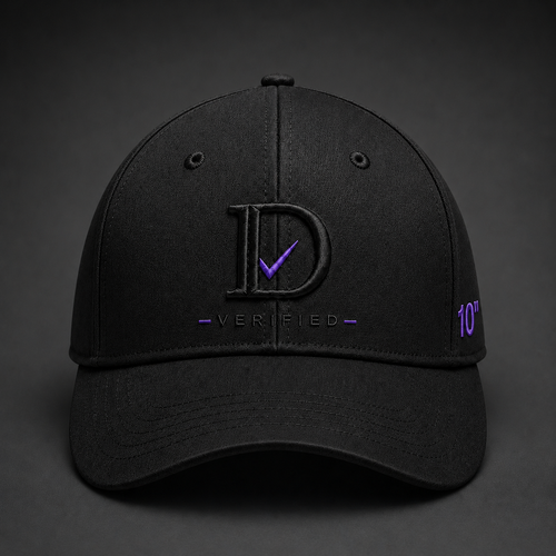The D Verified Cap Black w/ Color