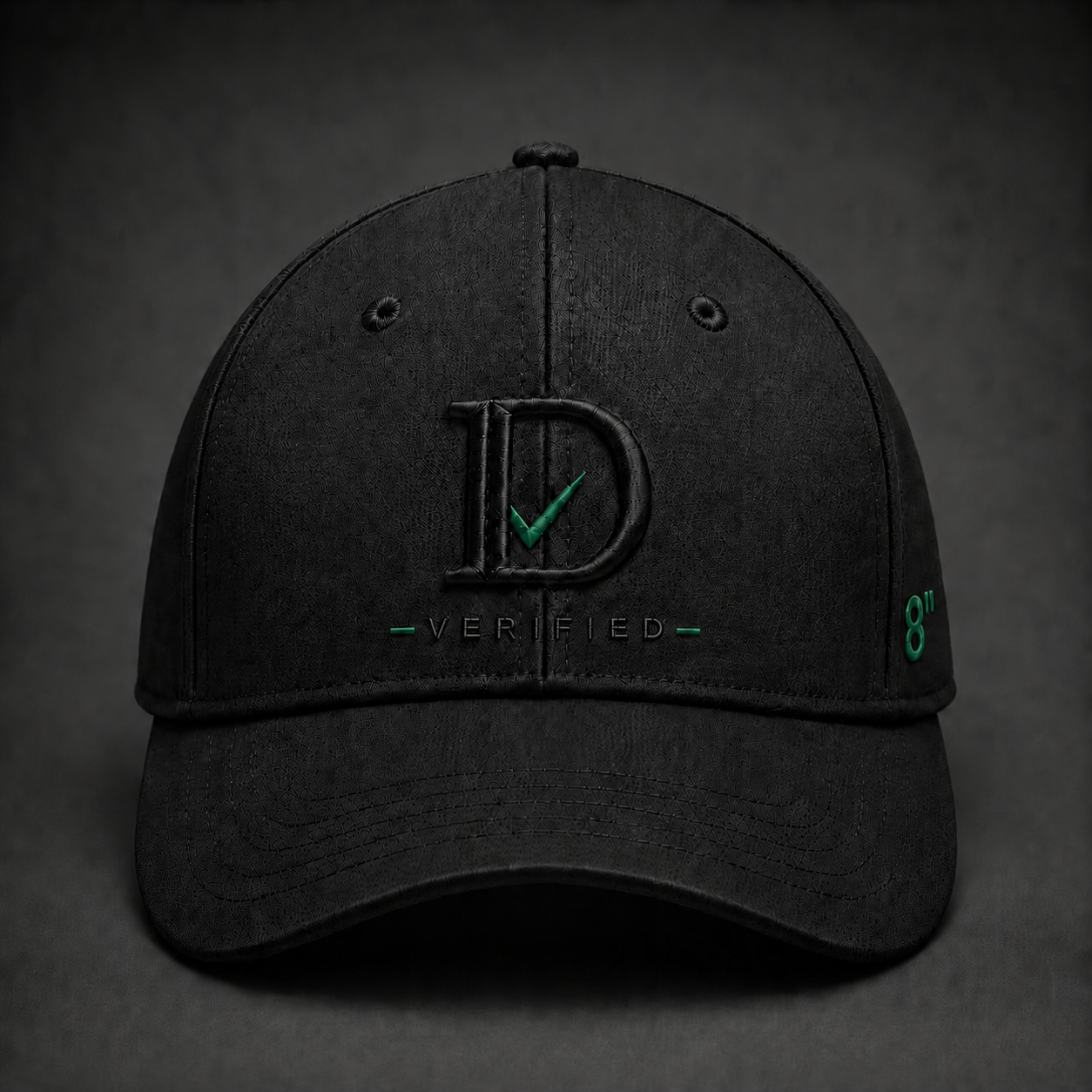 The D Verified Cap Black w/ Color